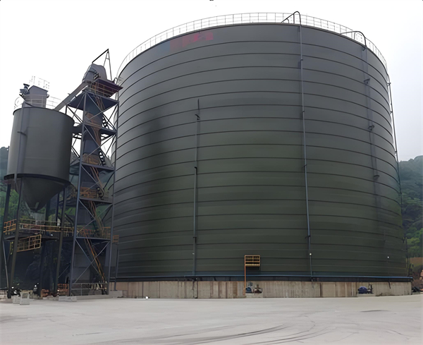 大型粉煤灰儲(chǔ)存鋼板庫(kù)施工建造